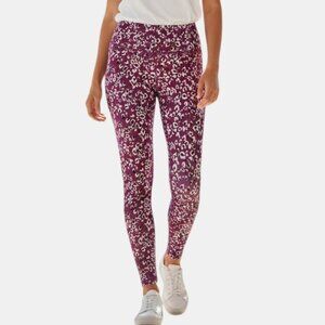 Wildfox Sweat Pink Leopard Print Printed Leggings High Waist Workout Medium NWT